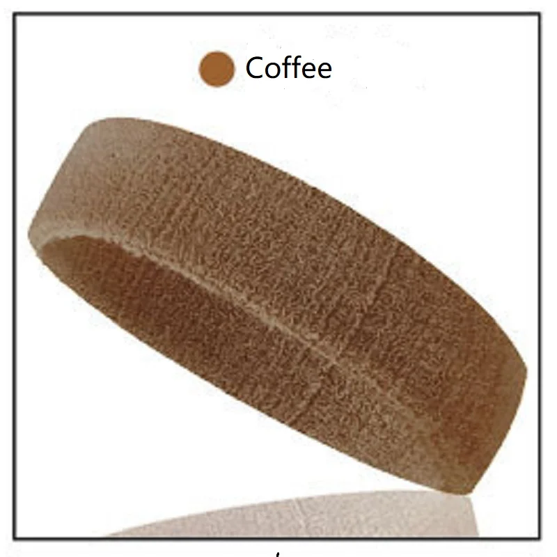 مادة منشفة صلبة عالية المرونة وسميكة ماصة للعرق والجري وركوب الدراجات في الهواء الطلق وعصابة رأس رياضية #4