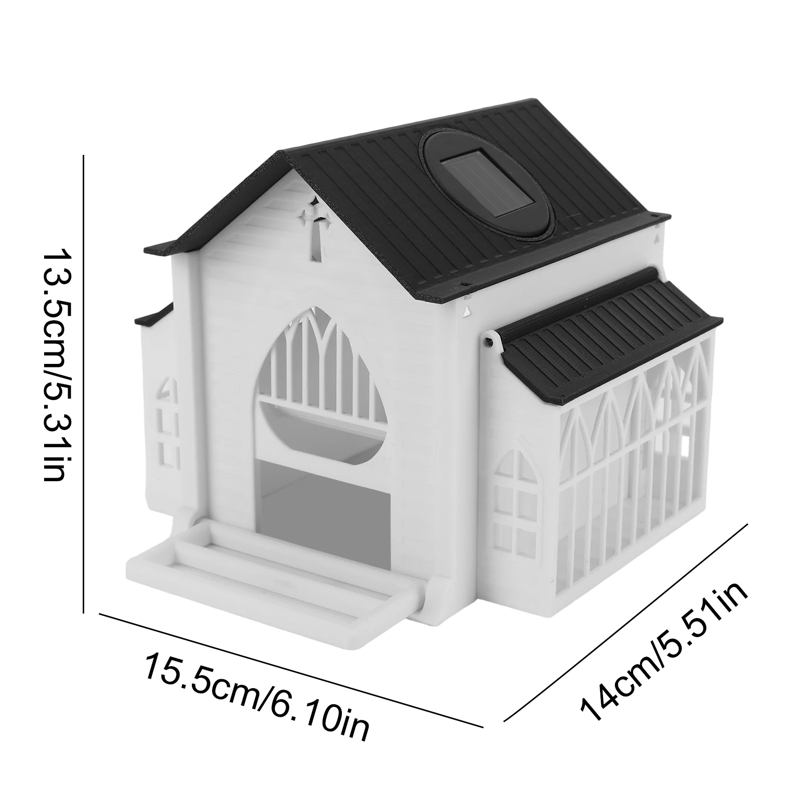 Hanging Wild Bird Feeder Multi-Purpose Heavy-Duty Birds House Decorative Feeding Station for Birds Watching in The Courtyard view 4