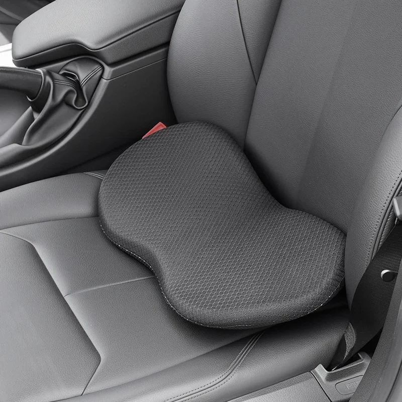 Memory Foam Car Seat Cushion Mini Small Auto Seat Pad to Increase Height Butt Booster for Driving Comfort