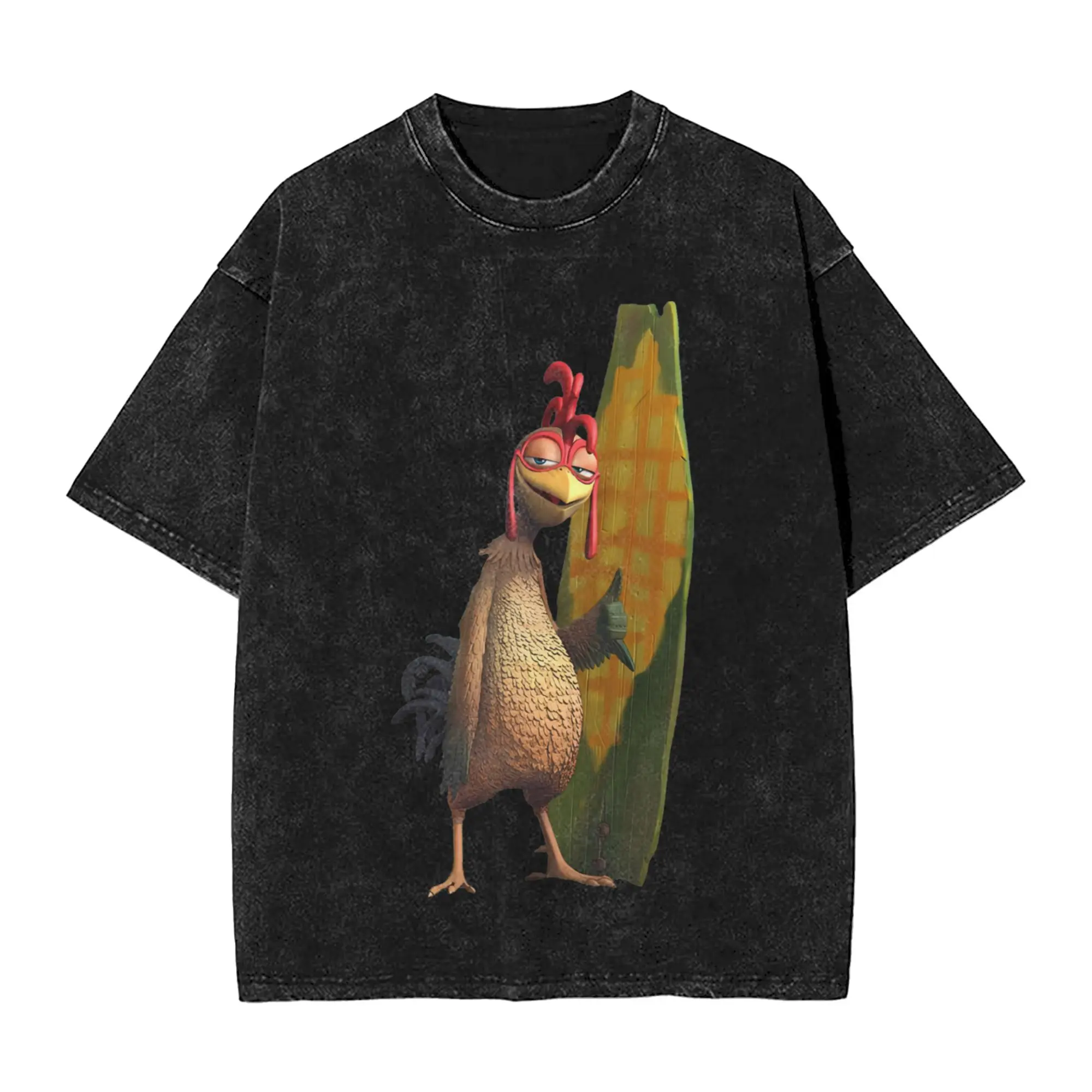 Surf's Up Chicken Joe Merch Washed T Shirt Men Women Streetwear Hip Hop T-Shirts Summer  Tee Shirt Short Sleeve