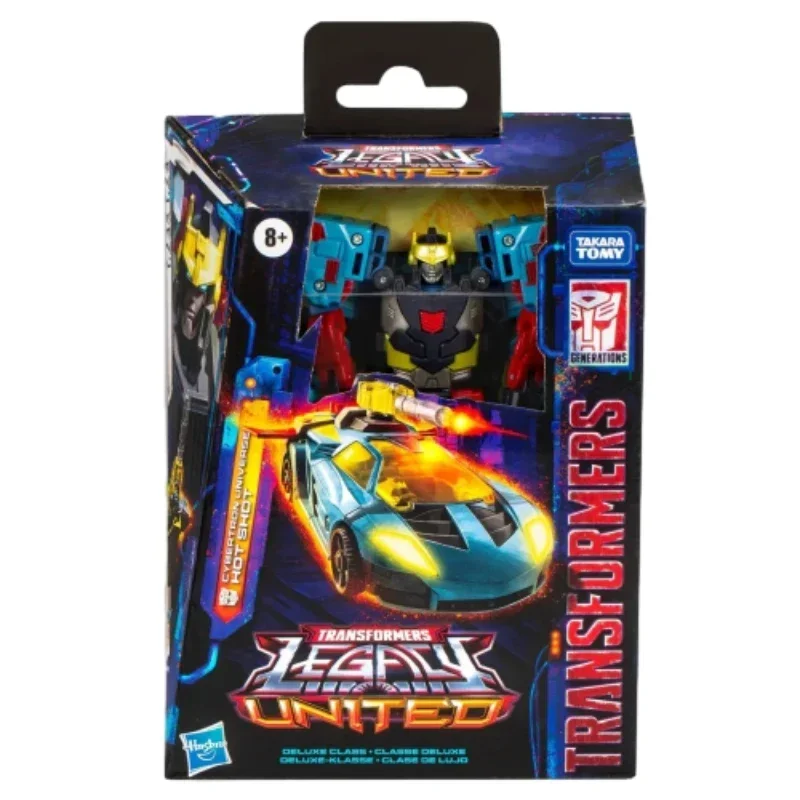 Takara Tomy-Transformers Toy, Deluxe Classe Legado United, figura de ação Hot Shot, Robô Brinquedos, Presentes, Figuras clássicas do Anime, Em Estoque