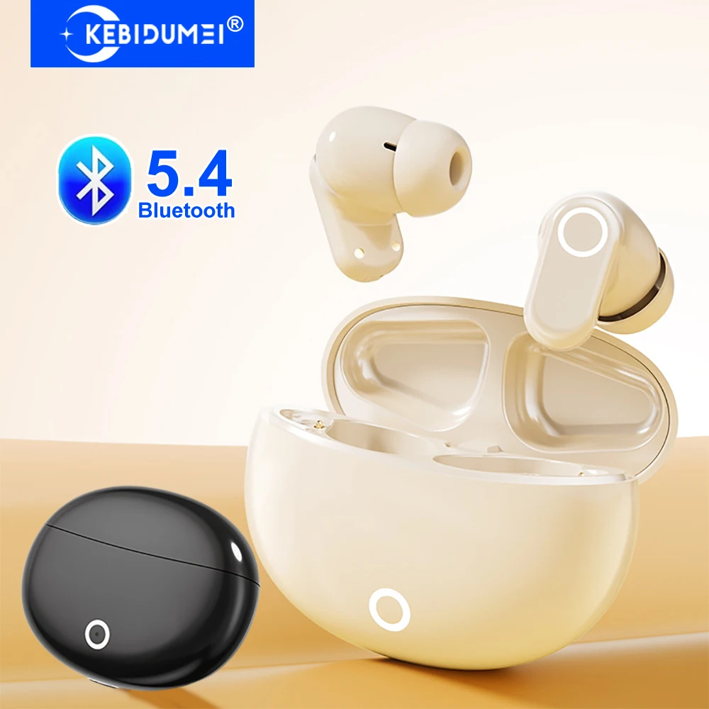 

Bluetooth 5.4 Earphones Mini Earbuds TWS Wireless Headphones Touch Control Sport Noise Cancelling Gaming Headsets for Xiaomi