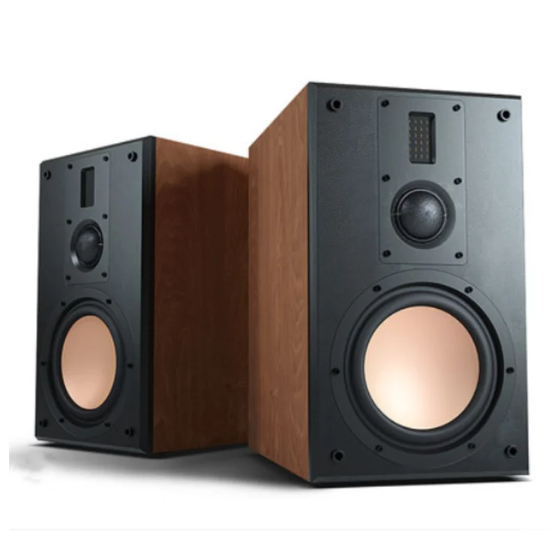 S-080 HIVID8.1 Fever HiFi Bookshelf Speakers Three-way 8-inch Bass High Fidelity Wooden 2.0 Passive Audio