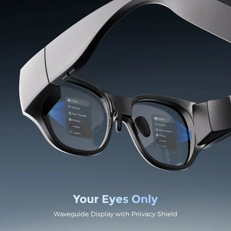 Smart AR glasses binocular full-color 1080p optical waveguide glasses 120hz high brush