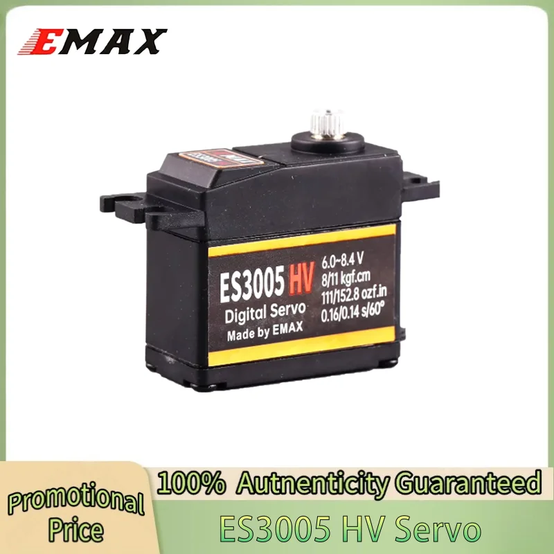 

EMAX ES3005 HV ES3005HV All-Purpose High Voltage Metal Gear Digital Servo 43g for RC Fixed Wing 450 550 Helicopter Parts