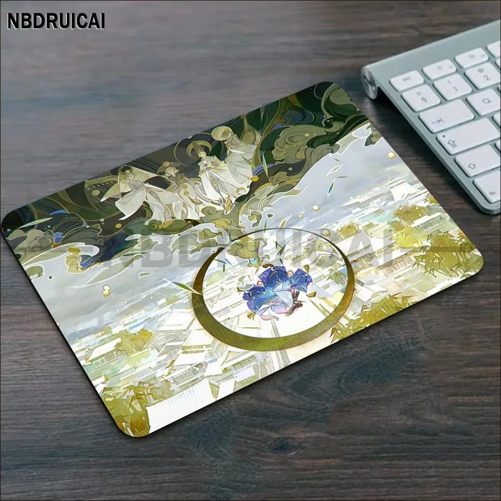 Onmyoji Gaming Mousepad, Lockedge Antiderrapante, Espessado Grande Almofada de Escrita, Mouse Pad, Desktop, Escritório, Estudante, Decoração de Casa