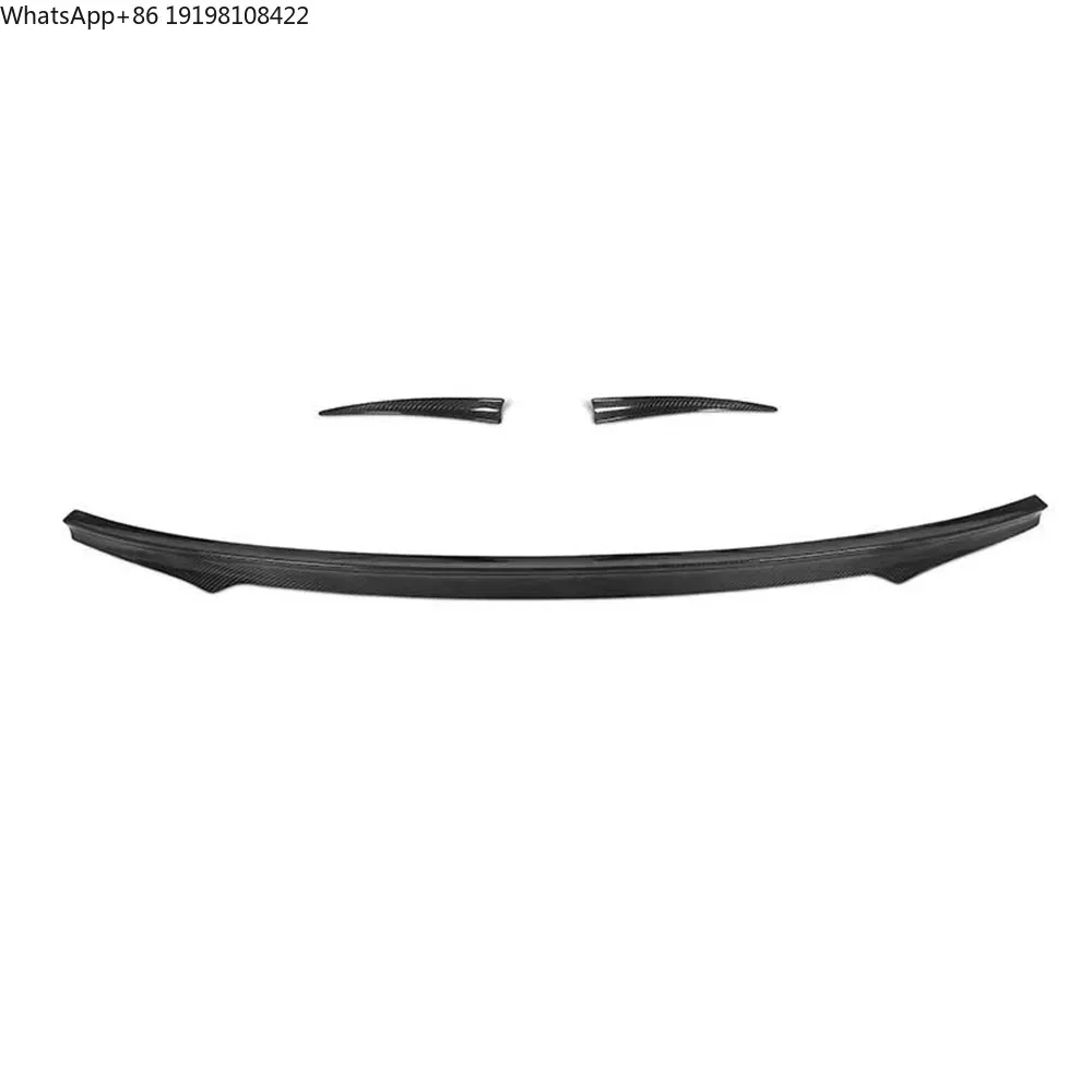 

Top Material Sm Style Dry Carbon Fiber Middle Wing Trunk Lip Rear Wing Spoiler For Maserati Levante