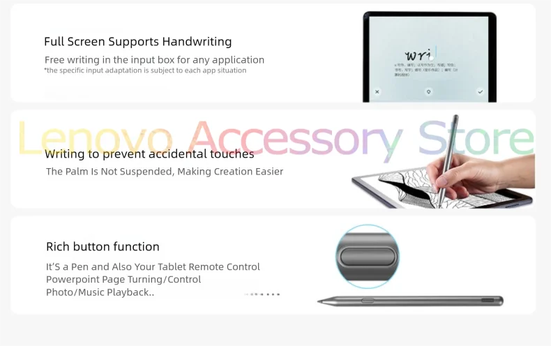 Oryginalny rysik Stylus Pen 2023 AP501U z ładowaniem Type-C, precyzyjny, magnetyczny, do tabletów Lenovo Xiaoxin Tab 2024, Tab 2025 Y700