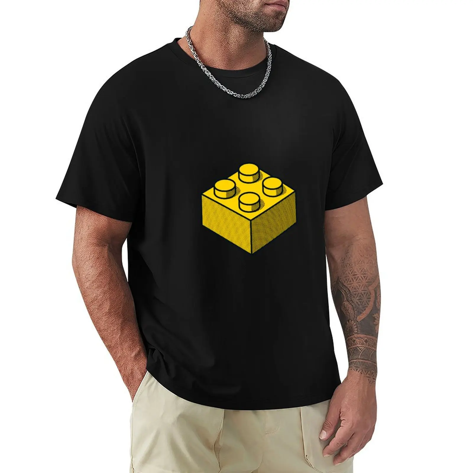 Yellow Brick T-Shirt t shirt man plain T-Shirt