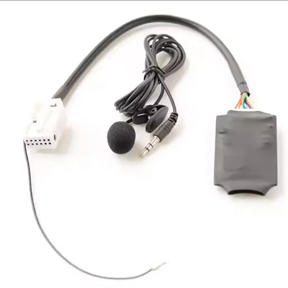 Car Cable For VW Touran Sagitar B5/Polo Bola/Golf Magotan RCD310 AUX Cable Bluetooth Radio Adapter Wireless Stereo Microphone