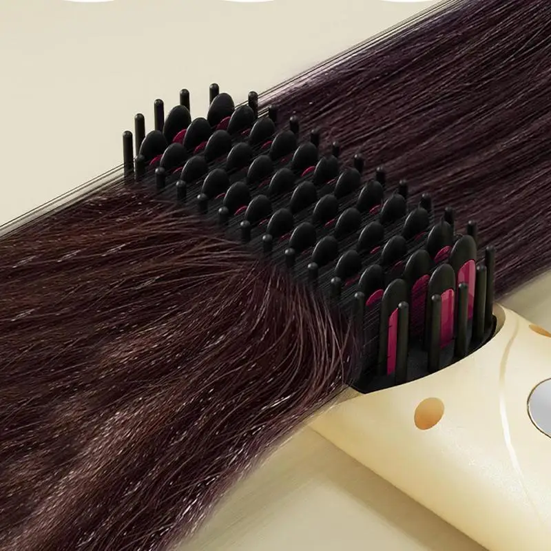 Alisador de cabelo pente sem fio doméstico alisador de cabelo tecnologia de aquecimento rápido ferramenta de modelagem de cabelo para viagens dorrmitárias