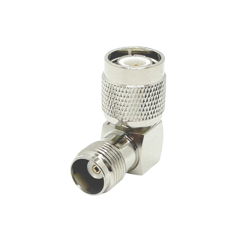 Pure Copper TNC Male to Female Right Angle RF Adapter 90 Degree L Type Coaxial Connector Converter 50 ohm Low Loss