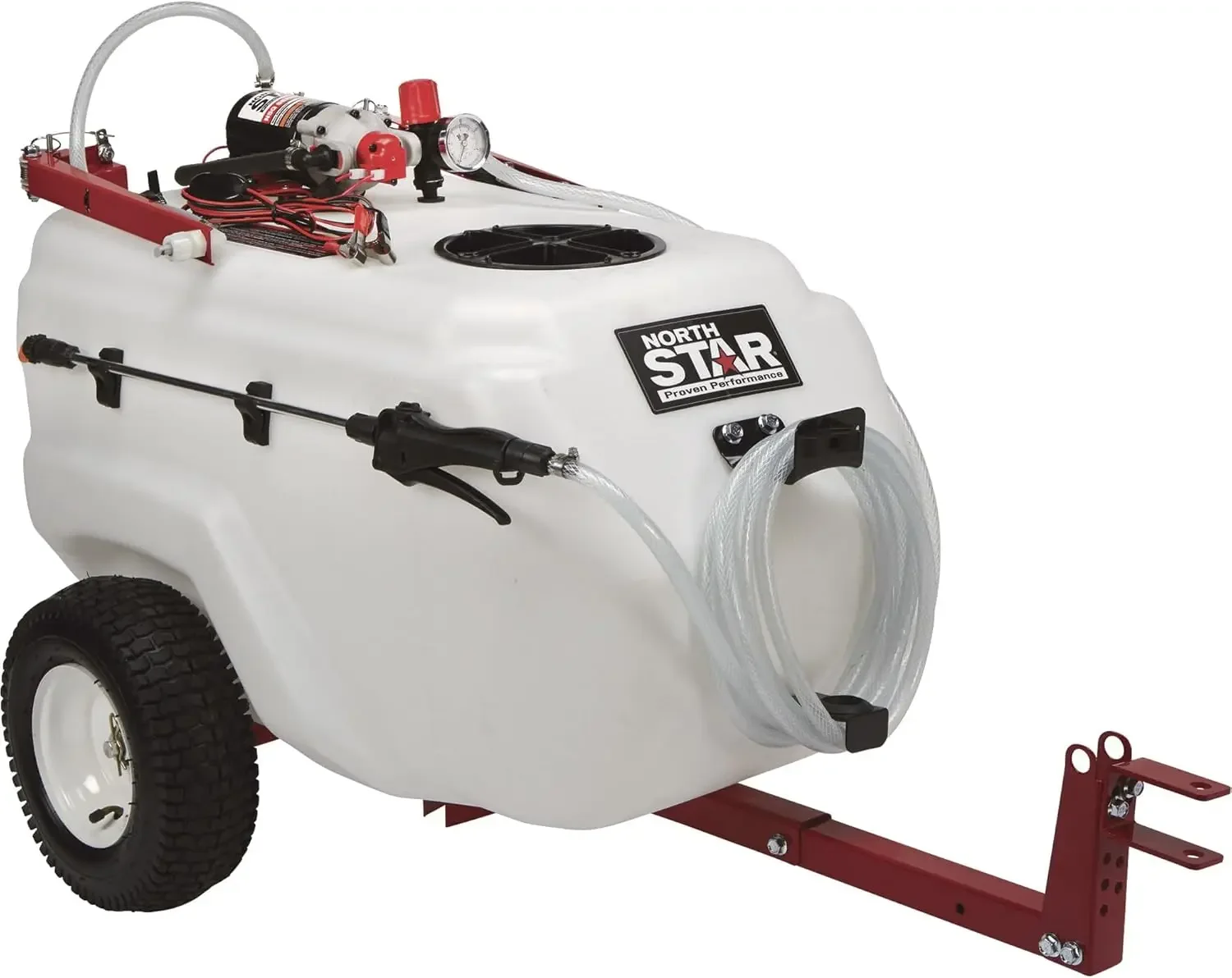 

NorthStar Tow-Behind Trailer Boom Broadcast and Spot Sprayer - 31-Gallon Capacity, 2.2 GPM, 12 Volt DC