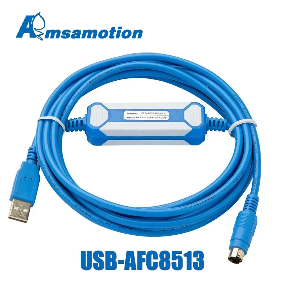 Updated Version USB-AFC8513 Cable Compatible Panasonic FP0 FP2 FP-X Series PLC Programming USB-AFC8503