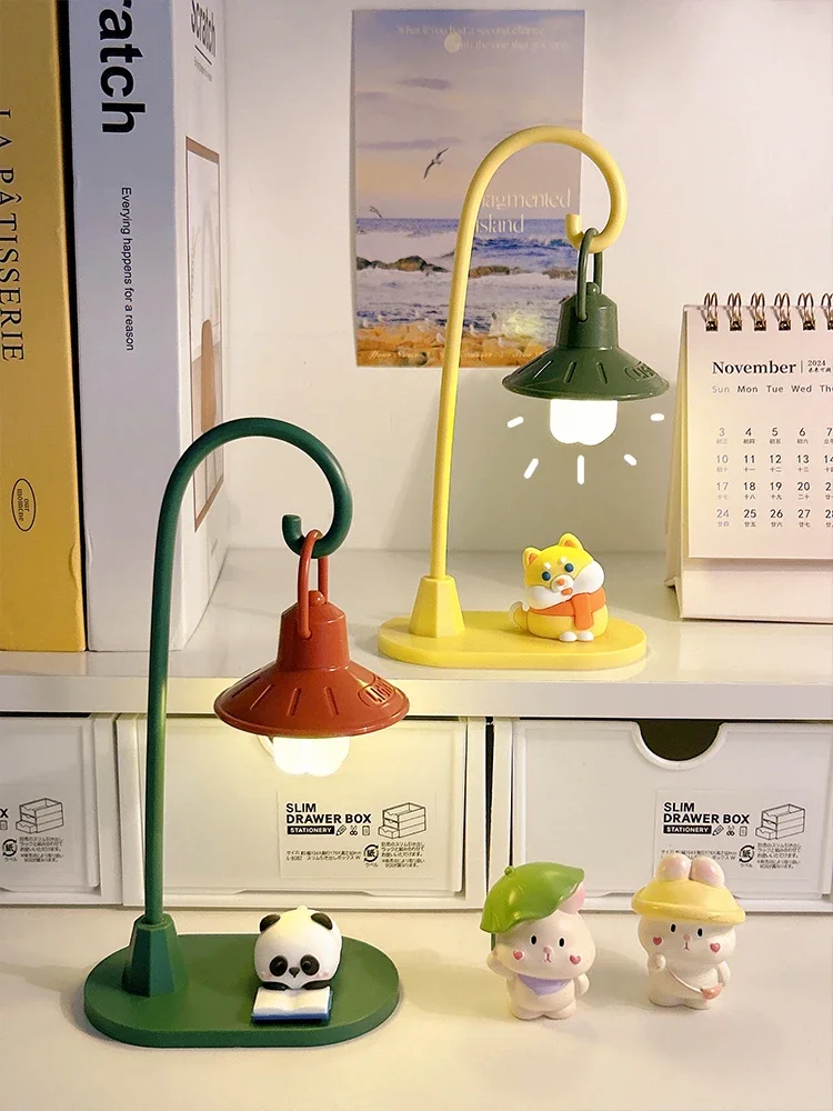 Nachtlicht Schlafzimmer Schlaf LED Tisch lampe Desktop-Geschenk für Kinderzimmer Studenten wohnheim Dekoration Luces führte Para Habit acion