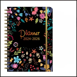 New Home Office Notepad Culture 2024-2026 English Version Schedule Book Creative Check-In Planner A5 Notebook