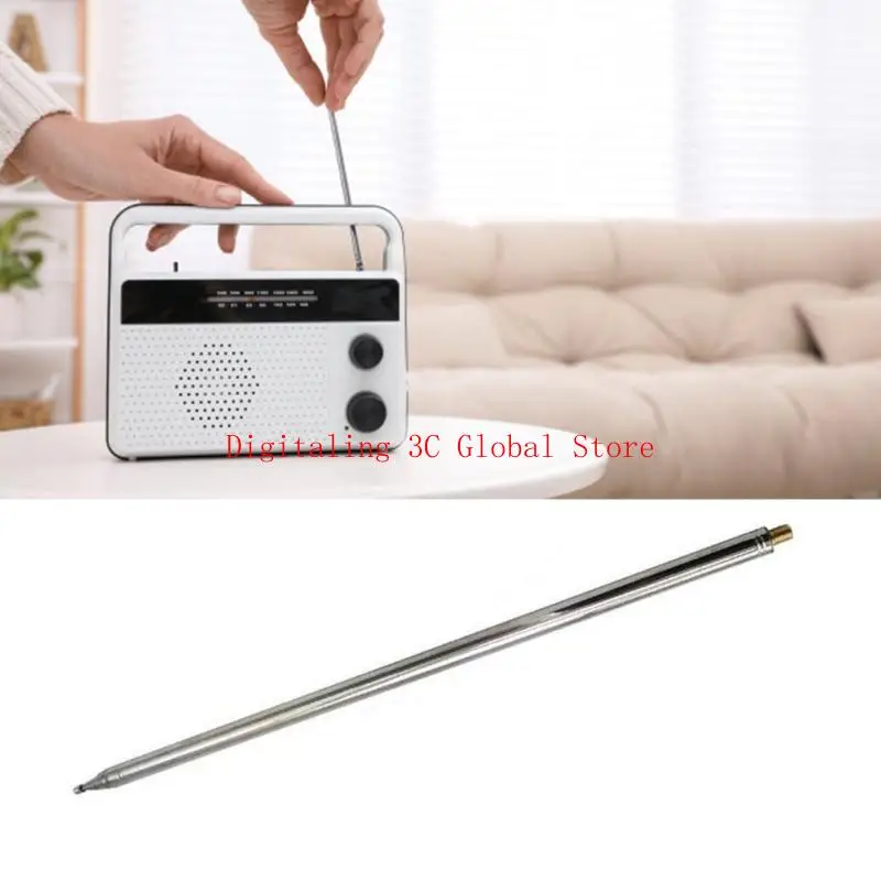 Telescopic Antennas Replacement 201 Stainless Steel 5.6m Rod for Positive V Antennas with Interfaces