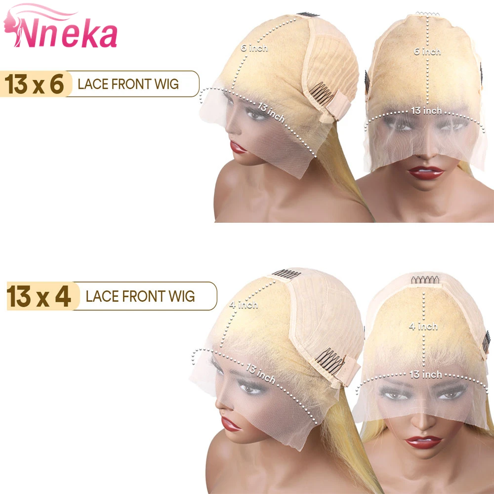 613 Hd الدانتيل الباروكة الأمامية 13x6 خصلات الشعر المستعار الإنسان 13x4 مستقيم الدانتيل شعر مستعار أمامي العسل شقراء الملونة البرازيلي للنساء 200 الكثافة