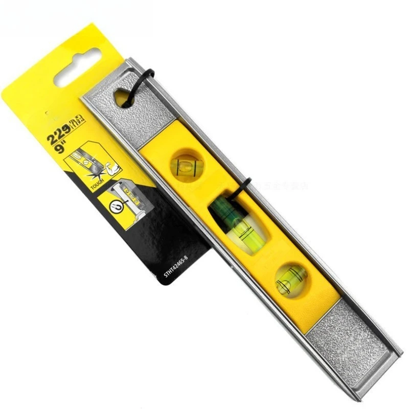 

Magnetic torpedo level 9 inches length 229MM three blisters