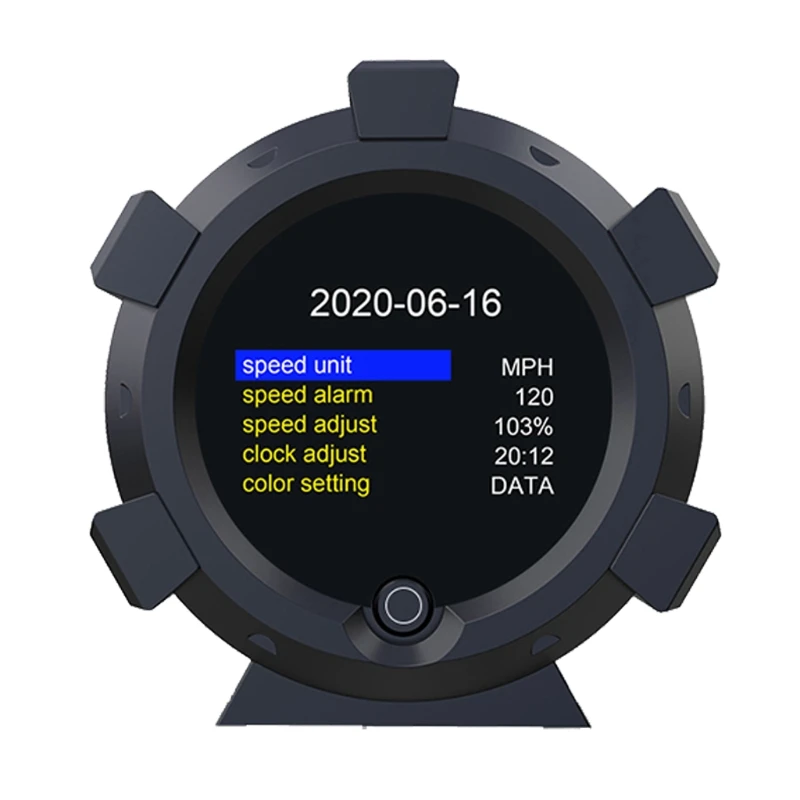 

Q39F Inclinometer Provide Slope Speed Satellite Timing Off-road Vehicle Meter