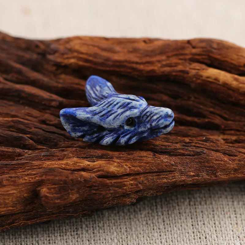 

B&F Handmade Lapis Lazuli Pendants, Genuine Natural stones beads, Unique Stones for jewelry & DIY Earring Beads