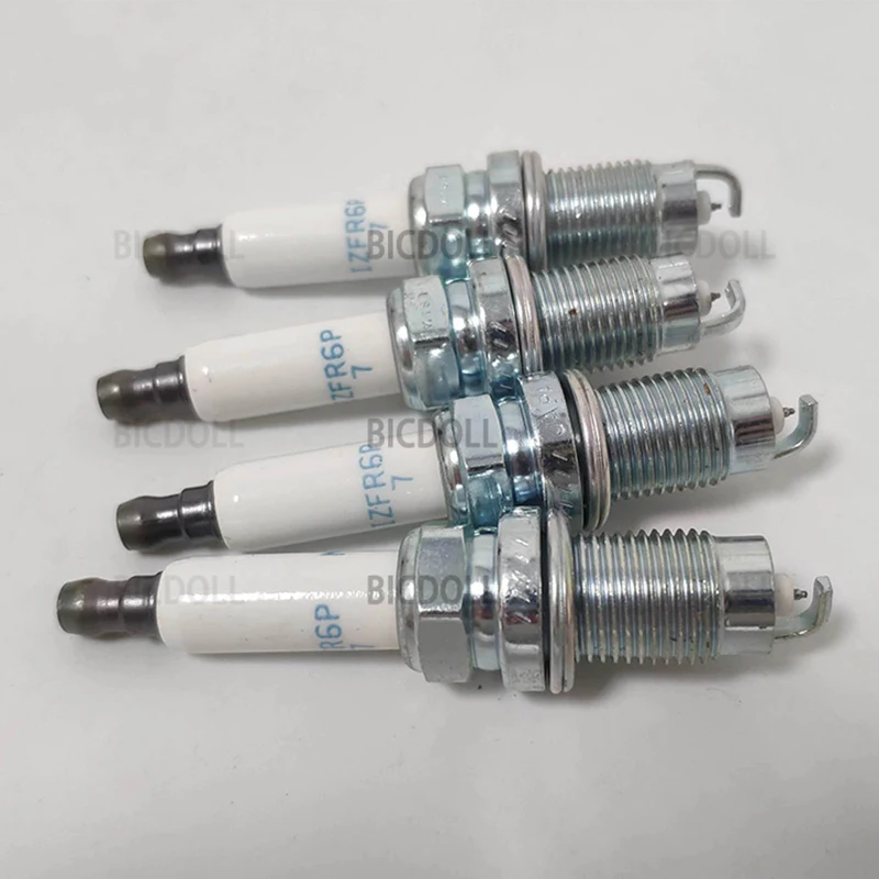 

4/6 PCS 97153 IZFR6P7 Iridium Spark Plug for Volkswagen Jetta Golf VI Polo 6R1 6C1 Touran Skoda Fabia Octavia Audi A1 A3 Seat