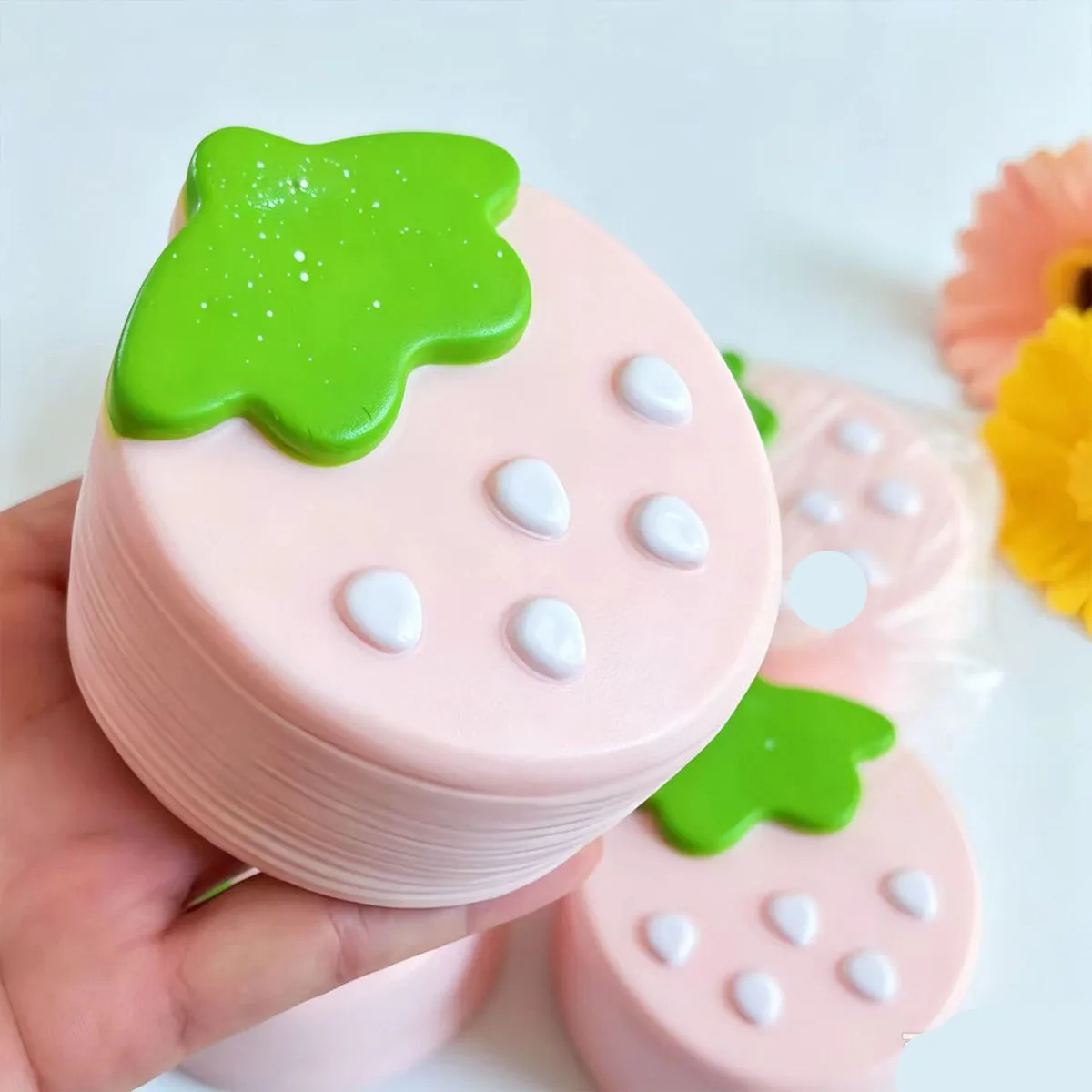 Squishy Simulated Layered Mousse Cake Squeeze gift Soft Stress Relief Slow Rising Sensory Fidget Anxiety Gifts for  Adults