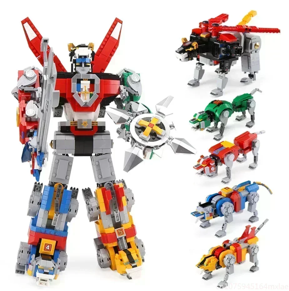 2334Pcs Ideas  Voltron Defender of The Universe Model Education Model 21311 Building Block Christmas Gifts For Children