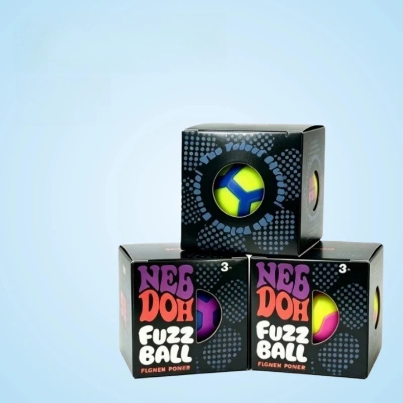 Decompress Schylling Needoh Atomic Stress Relief Ball Squishies Toy Blind Box Adult Party Gift Tool Stress Relief Toy Fidget Toy view 3