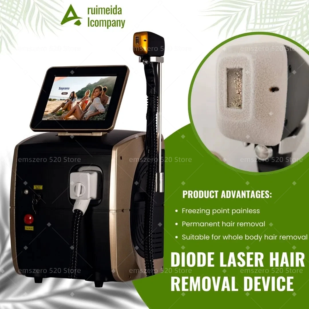 Hot Sale 3500W High-Power Diode Laser Hair Removal Machine with Triple Wavelength Technology and Ice Cooling for Optimal Results