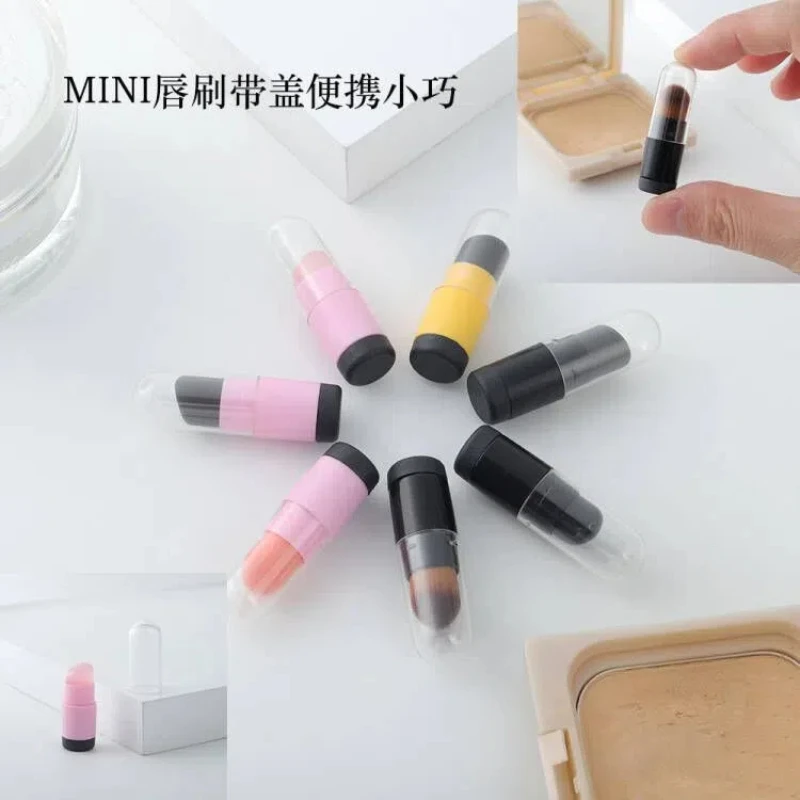 

Silicone Lip Brush Angled Concealer Makeup Brush Tool Portable Round Head Like Fingertips Q Soft Lipstick Brush Concealer Brush