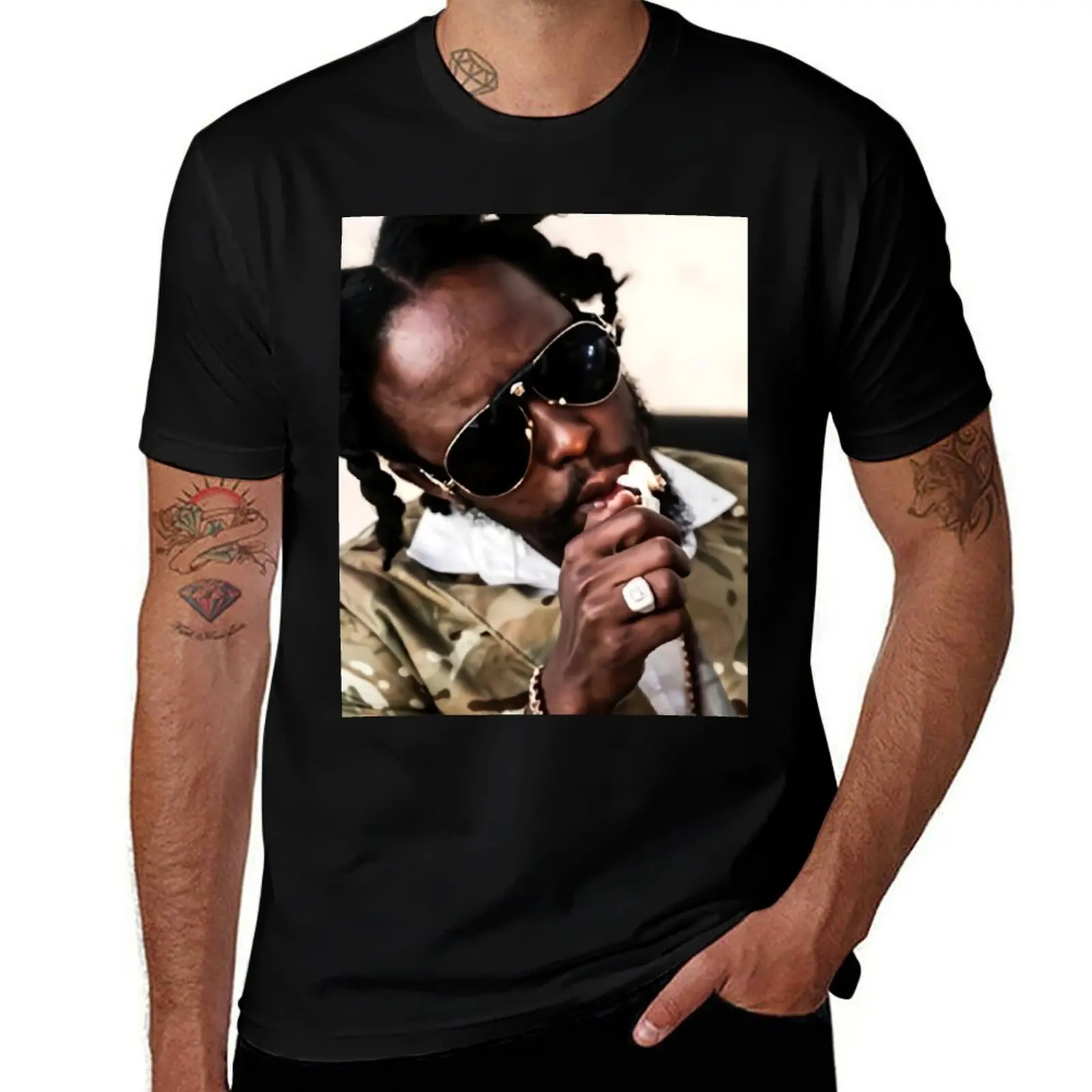 

Popcaan T-Shirt for a boy anime clothes luxury clothes men