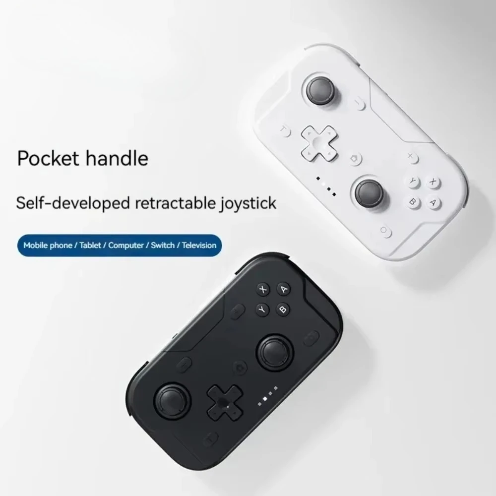 for ACEGAMER Game Controller Wireless Bluetooth Gamepad Vibration Gyroscope Portable Mini Gamepad Grip for Switch Mobile Phone