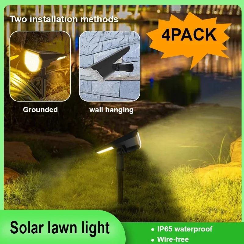 

Solar Spot Lights 32LED Solar Lights Outdoor Waterproof IP65 Solar Landscape Spotlights Solar Lights For Pool Driveway Walkway