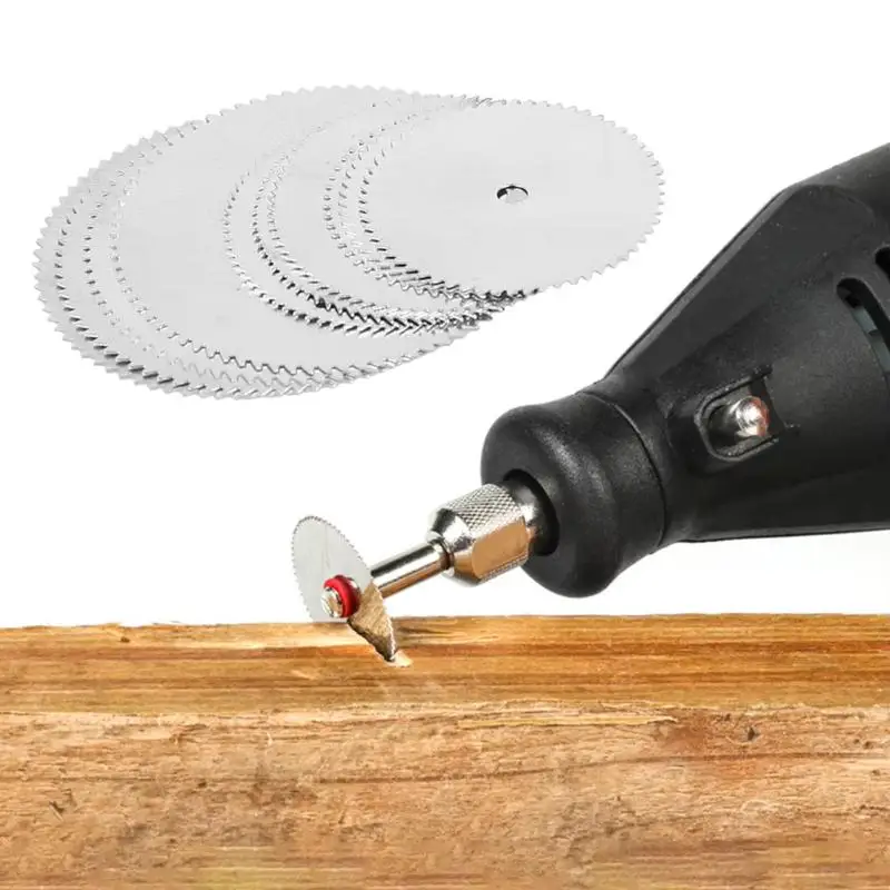 11Pcs Micro Circular Saw Blade Accessory Electric Grinding Cutting Disc Metal Cutter For Rotary Tool Wood Cutting Supply