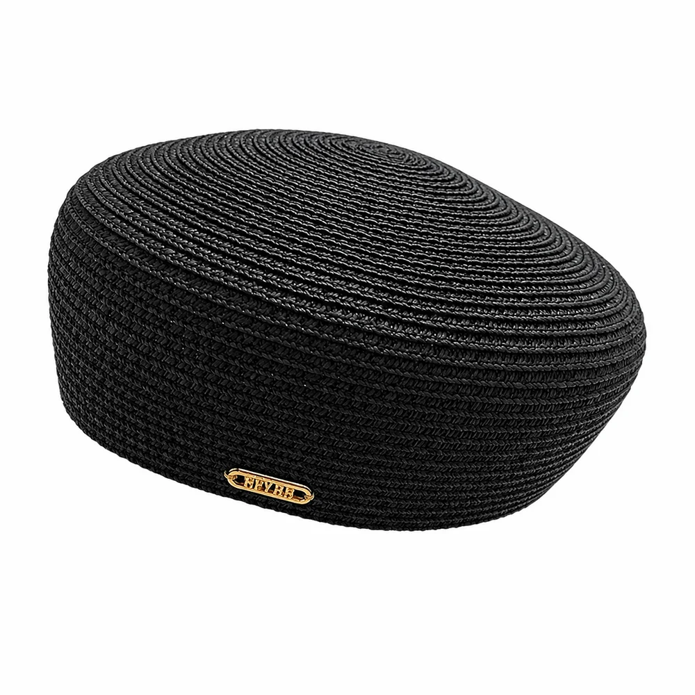New Solid Women's Straw Pillbox Hat Round Shape Vintage Style Brimless Cap Structured Crown Women Sun Hat Formal Occasions