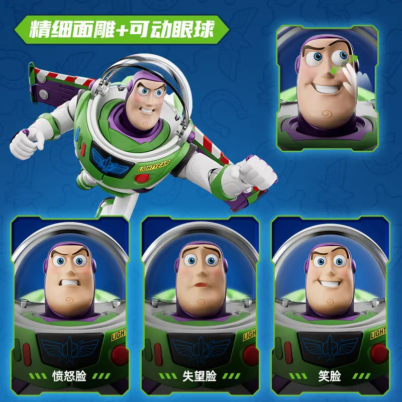 BLOKEES Toys Buzz Lightyear Action Figure Assembly Model KIT With LED Desktop Decoration Ornament Toys Gifts view 5