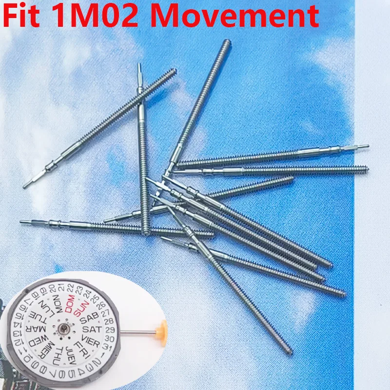 

Stainless Steel Watch Crown Stem Spare Parts Fits 1M02 1L22 1M12 1L02 1L45 1L32 Movement Men Watch Repair Watch Crown Stem Parts