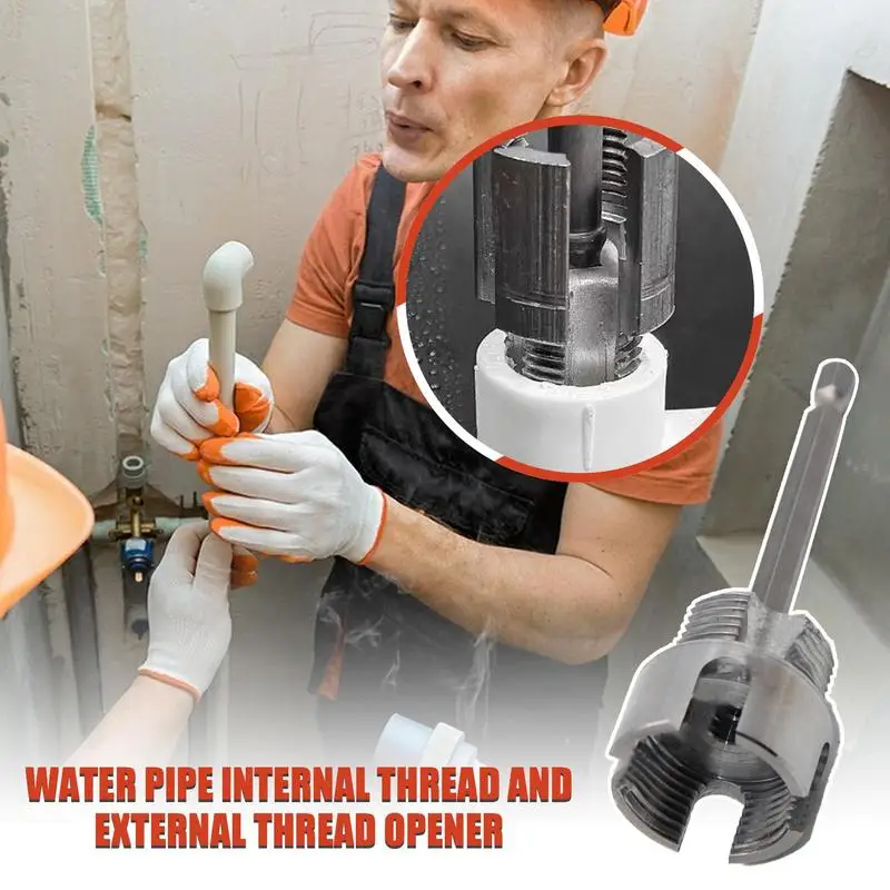 Thread Maker Manual Threading Tool Nipple Extractor Tap & Die For Machine Hole Wire Cable Hose Patio Backyard Garden Farm