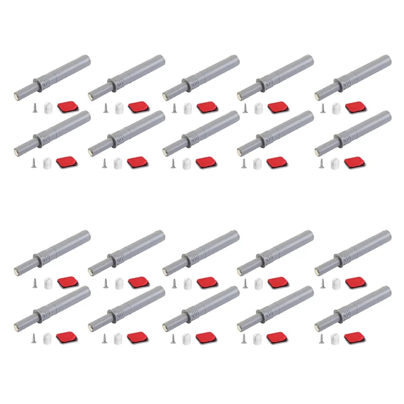

B86B-Push To Open Cabinet Hardware 20Pack Push Latch & Lock For Door Touch Latches And Catch Push Release Drawer Short