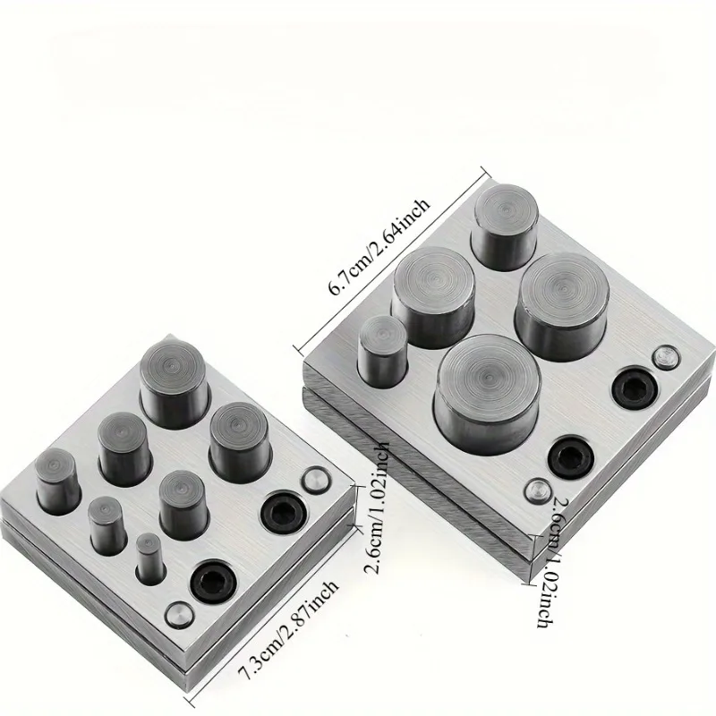 1 PC The Hobbyworker Circle Disc Cutter Jewelry Making Metal Cutting Forming Pendant Charm Coin Punch Professional Practical