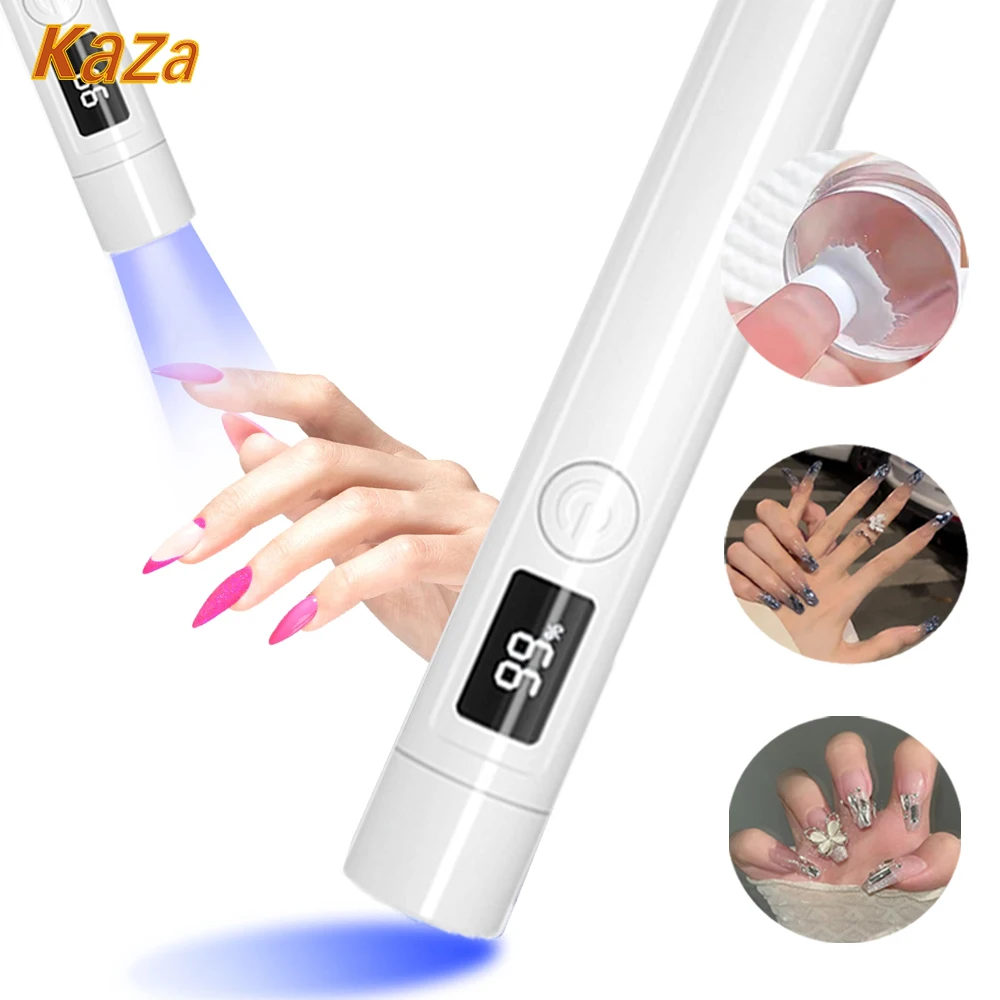 Przenośna lampa UV LED do paznokci Mini lampa do suszenia paznokci Akumulatorowa lampa LED do paznokci do paznokci Lakier żelowy Szybkoschnący Manicure Lampa UV do paznokci