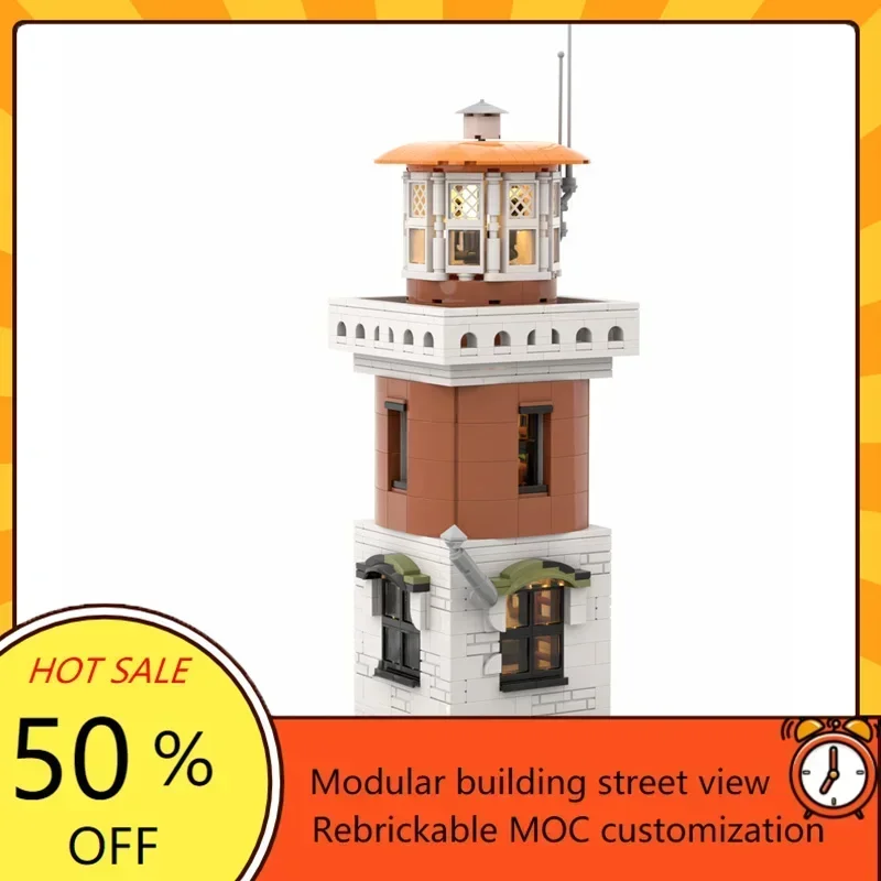 1805PCS Icelandic Lighthouse Modular MOC Creative street view Model Custom Puzzles Architecture DIY Education Assembly Toy Gift