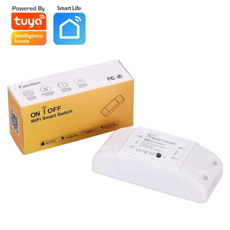 

Wi-fi smart switch on-off device graffiti WiFi on-off device WiFi TUYA intelligent on-off device smart switch akıllı ev kontrol