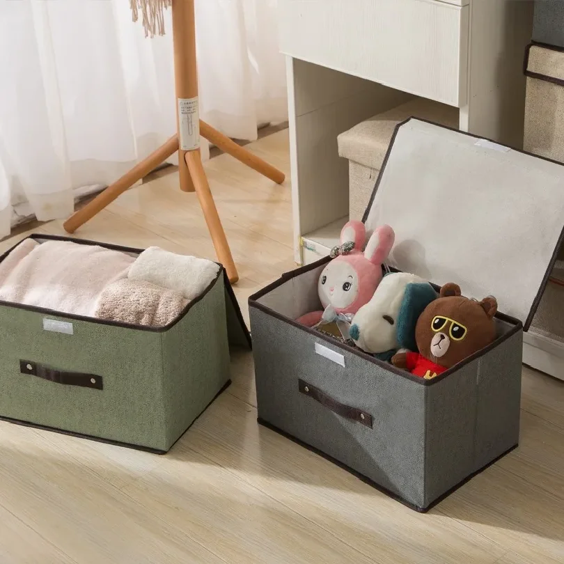 1-2Pcs Clothing Storage and Organization Sundries Organizer for Underwear Dustproof Non-woven Multi-function Foldable Box Home view 2