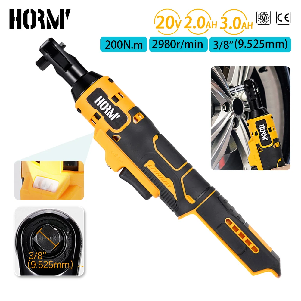 

50Nm Cordless Electric Ratchet Wrench noBattery 18V Angle Drill Screwdriver Removal Screw Nut Car Repair Tool For Makita