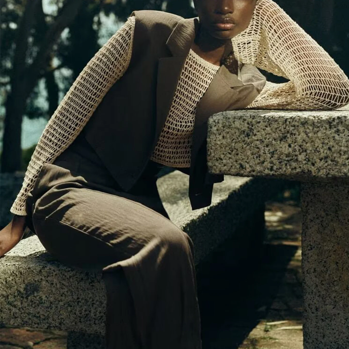 

Женский модный жилет и длинные брюки, лето 202, дышащее полиэфирное волокно, застежка на пуговицы, одежда на четыре сезона