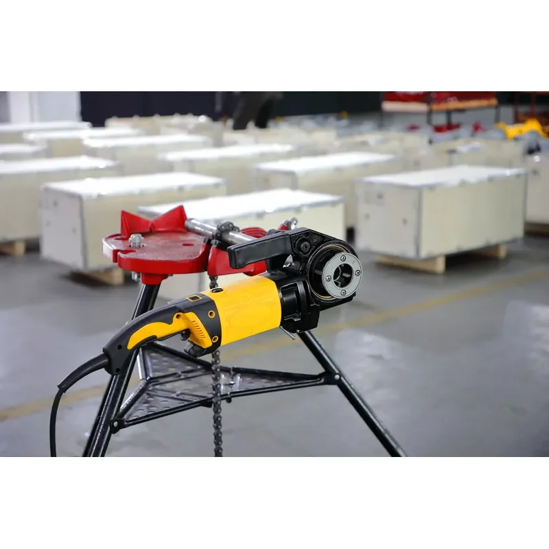 for Hongli SQ30A Portable Pipe Threading Machine Ratchet Threader Tool 1/2 to 1-1/4 Inch NPT Manual Pipe Cutter Plumbing