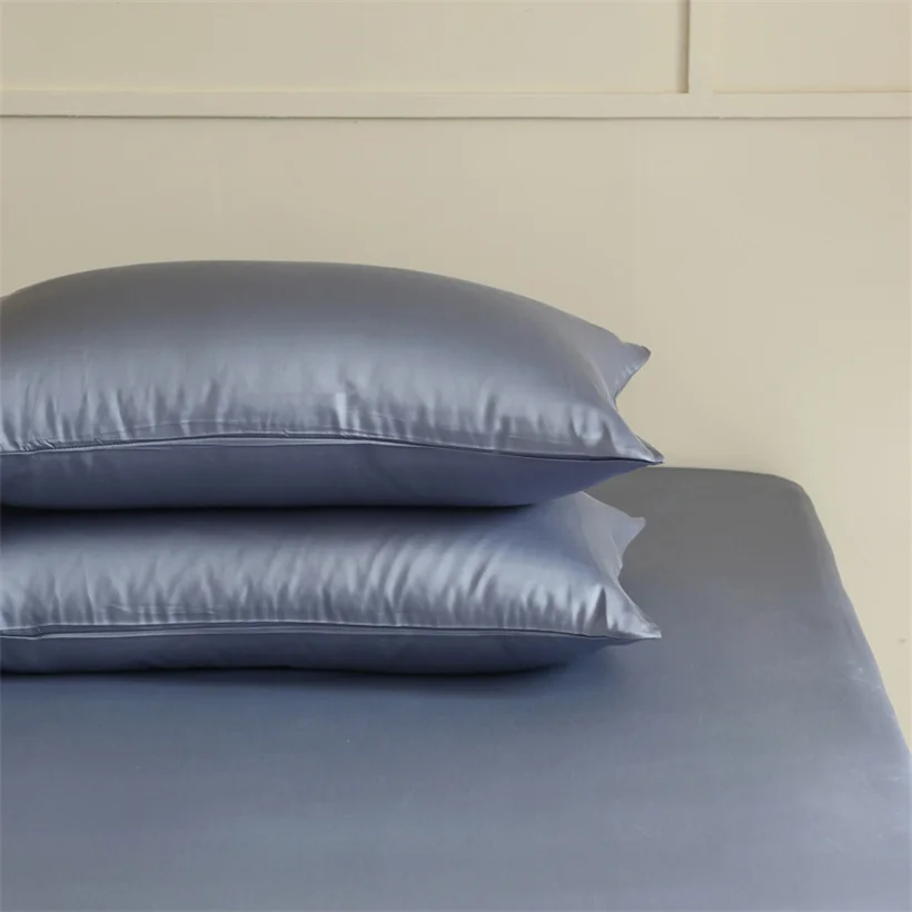 2pcs 100% Mulberry Silk Pillowcase for Hair and Skin Health 23 Momme Natual Pure Silk Pillow Cases with OEKO-TEX Customized Size