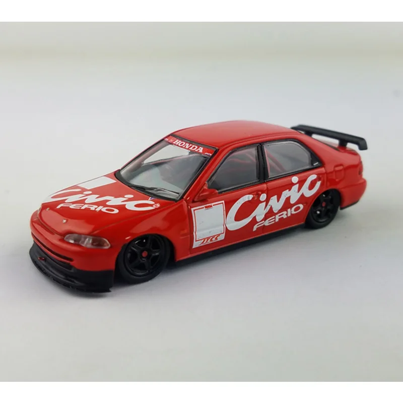 

1:64 Scale Alloy Honda Civic Ferio JTCC Test Car 1995 Diecast Miniature Toy Car Simulation Classic Model Collectibles Souvenir